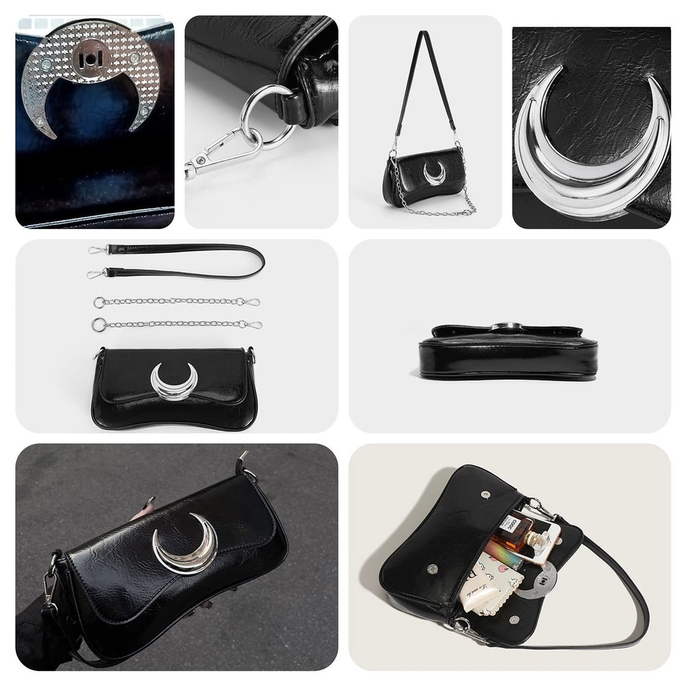 Trendy Shoulder Bags, 90S Fashion Handbag Girls Chic Style Crossbody :'D - Picture 7 of 8